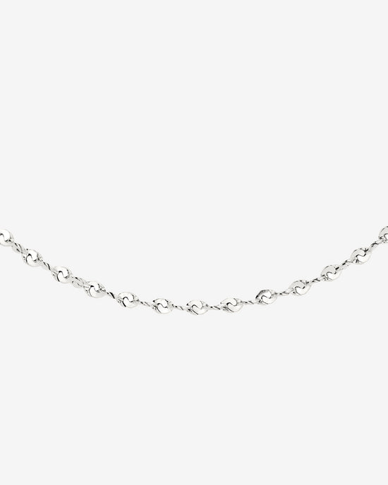 Tinsel Chain Necklace Silber