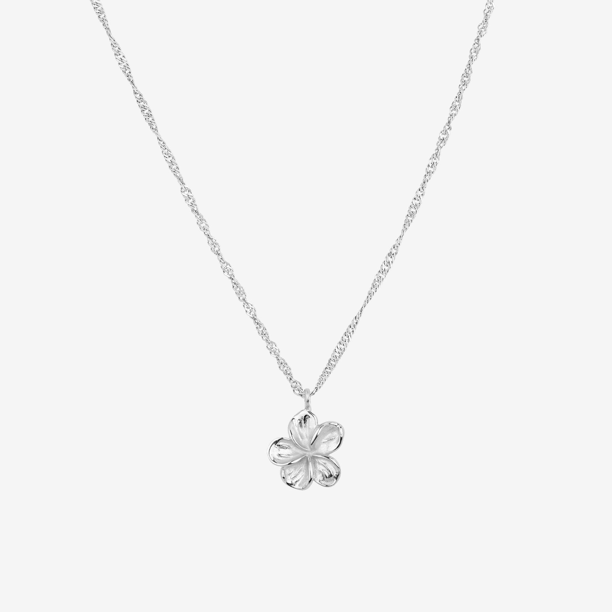Flora Necklace Silber