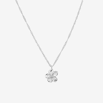 Flora Necklace Silber