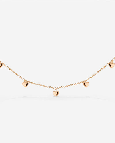 Lovely Heart Choker Roségold