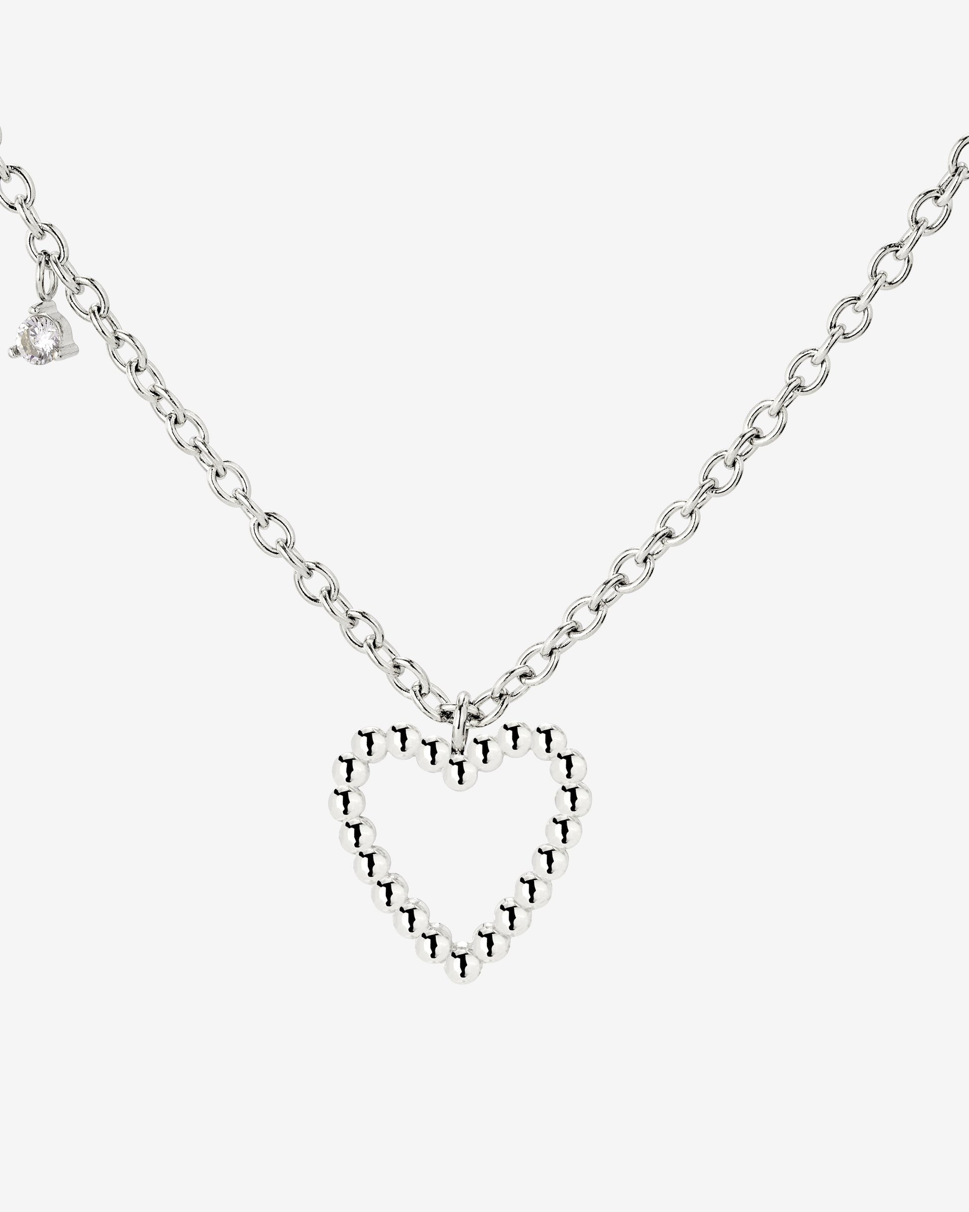 Heart of Gold Necklace Silber