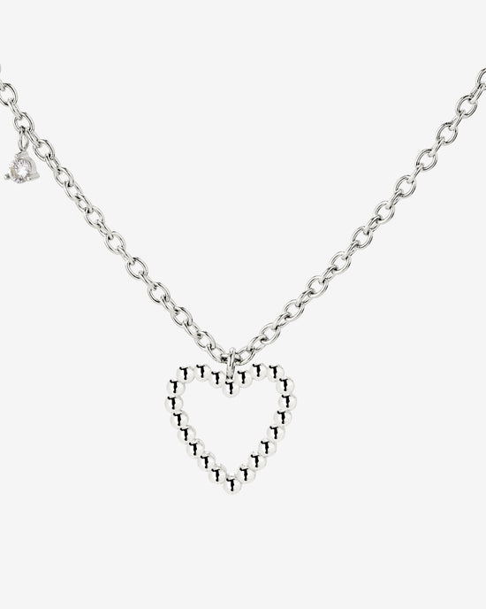 Heart of Gold Necklace Silber
