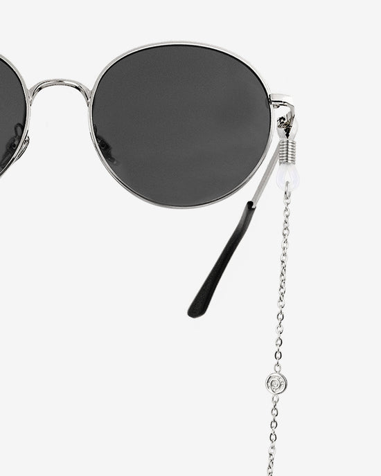 Swirl'n Sunglasses Chain Silber