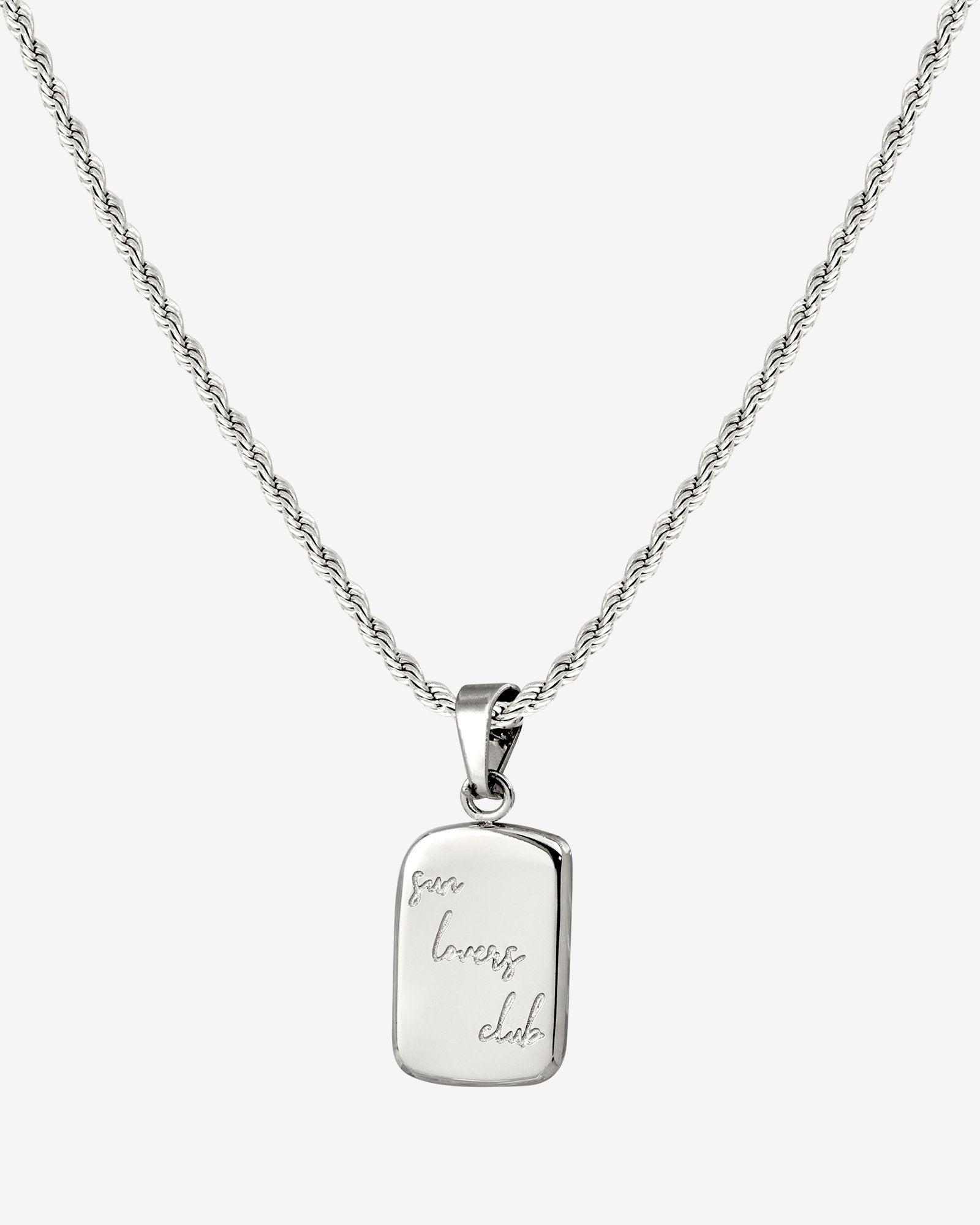 Sun Lover Pendant Necklace Silber