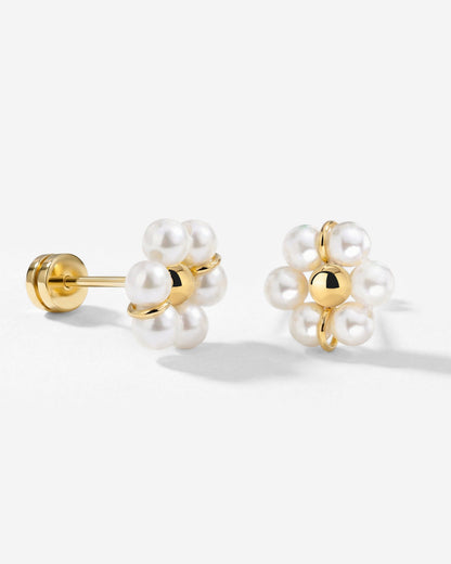 Daisy Studs Gold