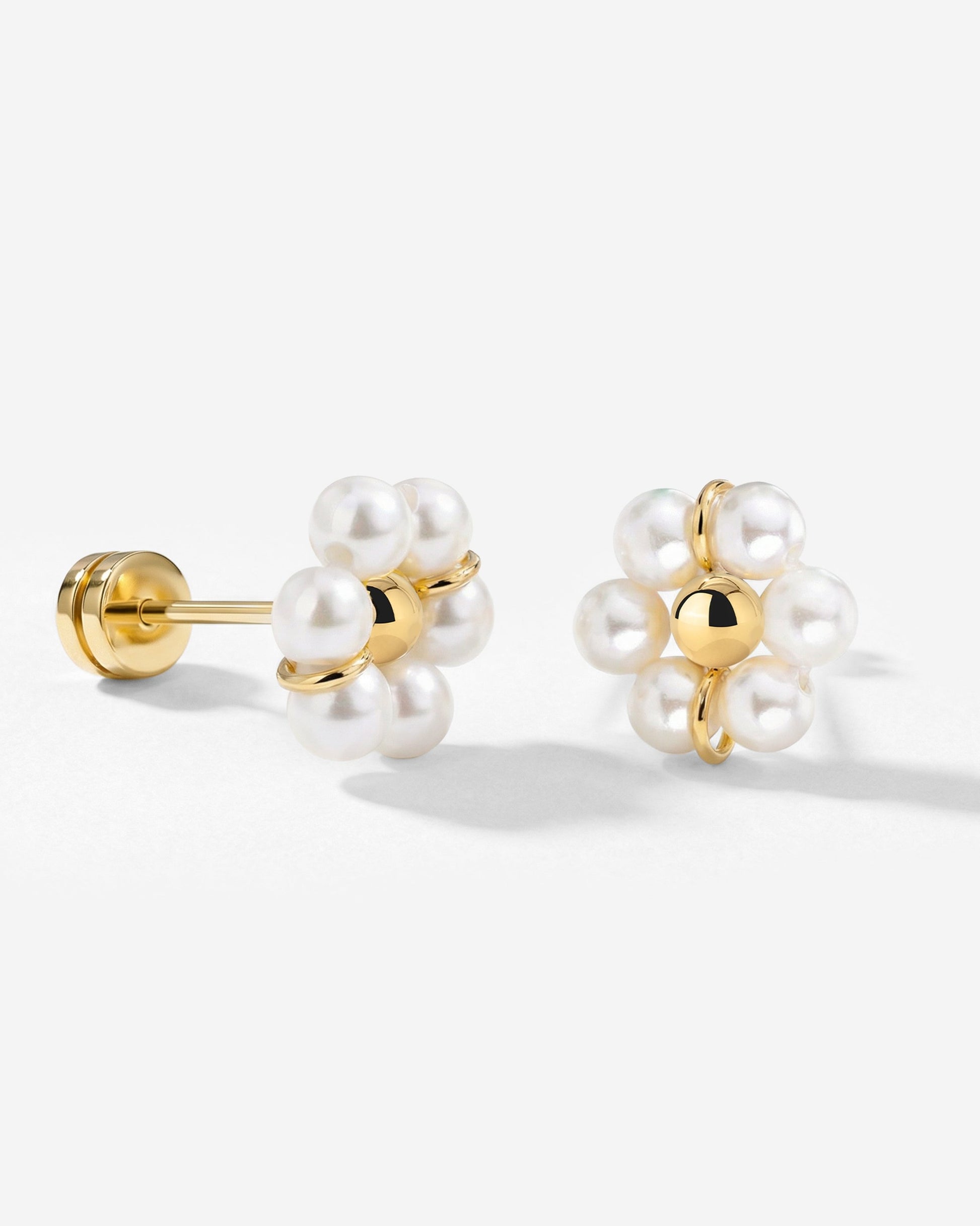 Daisy Studs Gold