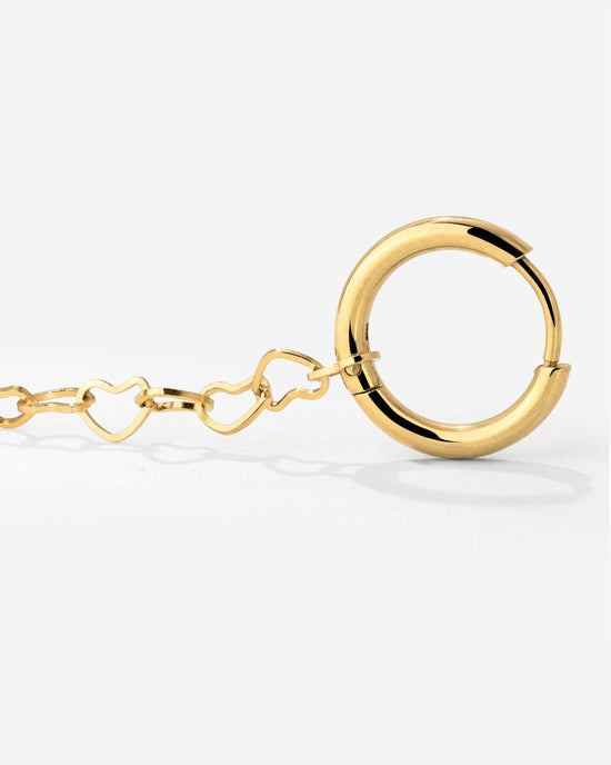 Heart after Heart Hoop Set Small Gold