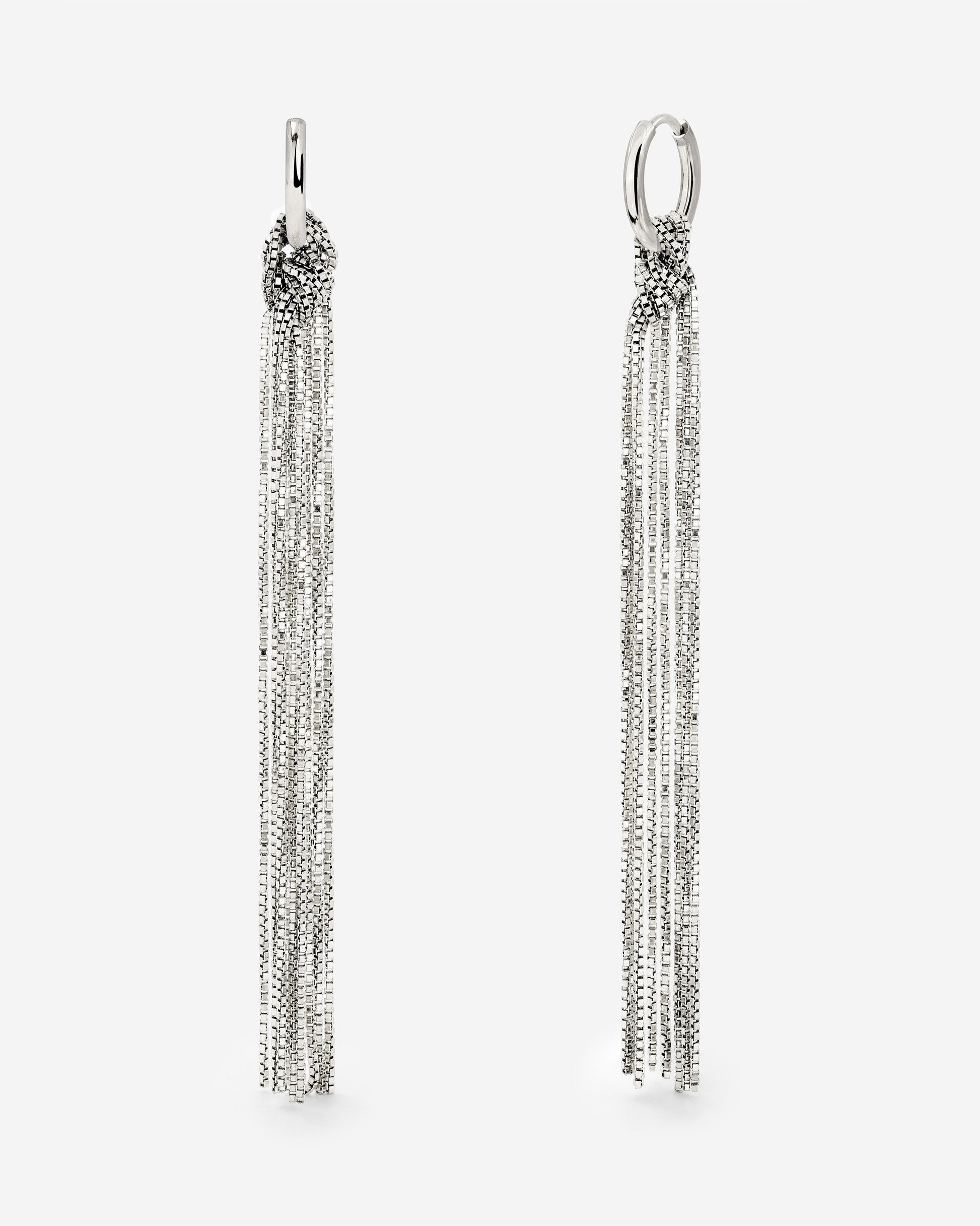 Sea Strands Hoop Set Small Silber