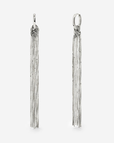 Sea Strands Hoop Set Small Silber