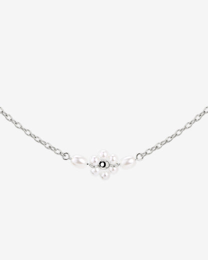 Daisy Choker Silber