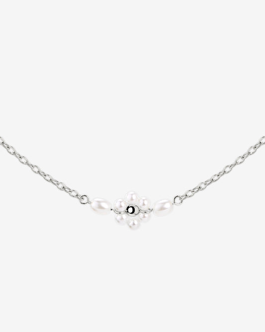 Daisy Choker Silber