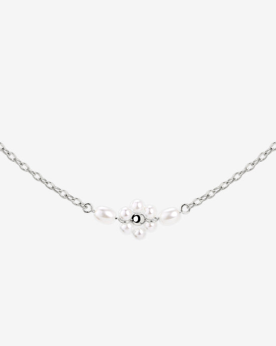 Daisy Choker Silber