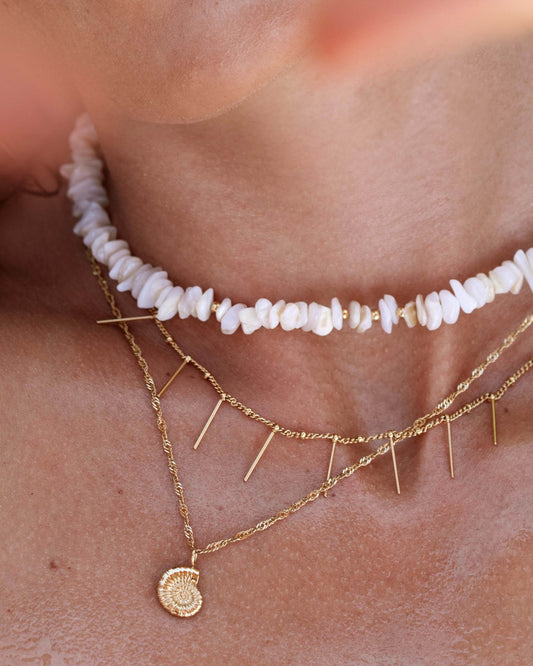 By the Beach Choker Gold