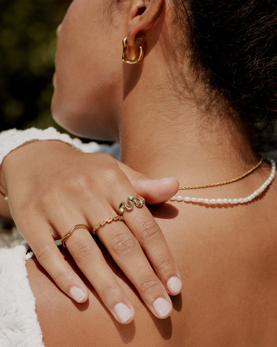 Swirl Ring Gold