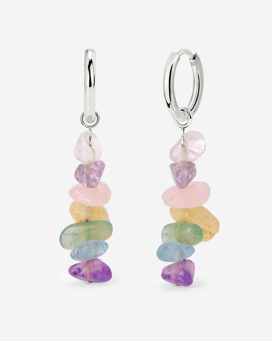 Luminous Lisy Hoop Set Small Silber