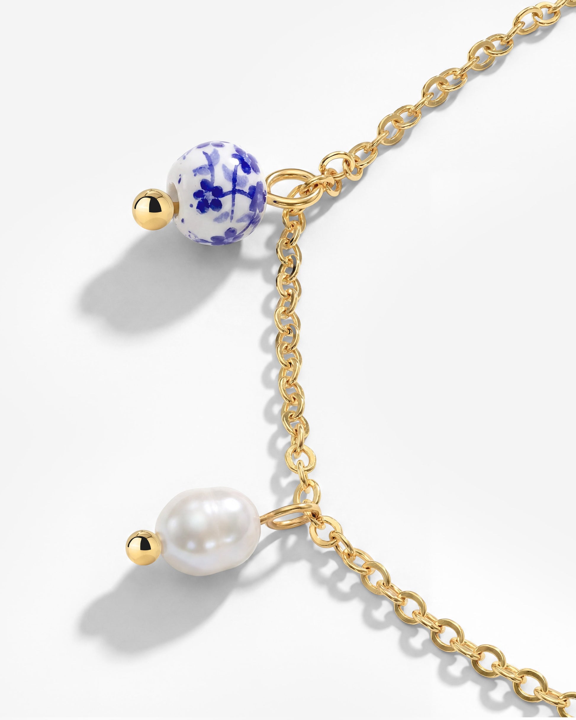 Pearly Tiles Anklet