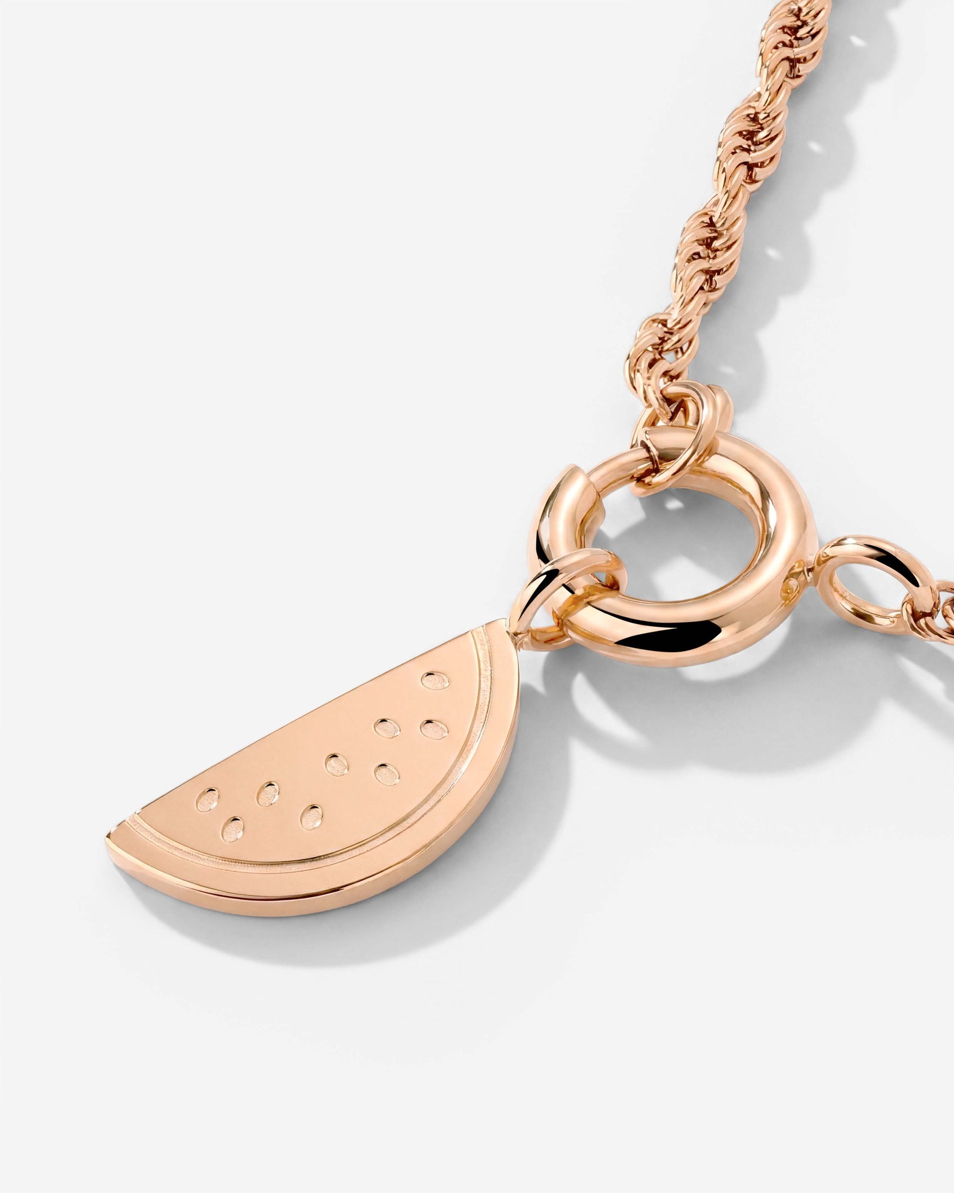 Melony Rope Chain Necklace Set Roségold