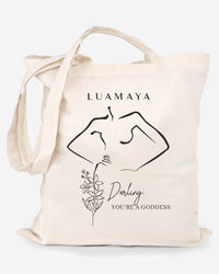 Jutetasche Darling, You're a Goddess