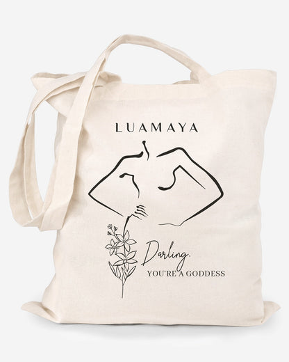 Jutetasche Darling, You're a Goddess