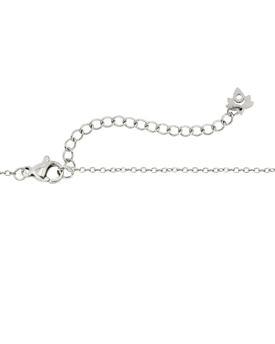 Flower 'n' Beads Necklace Silber
