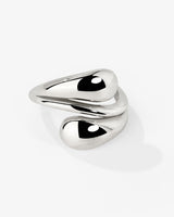 Sculpted Touch Ring Silber