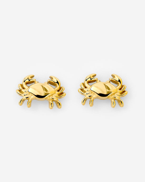 Crab Chaser Studs Gold