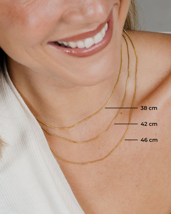 Round Box Chain Necklace
