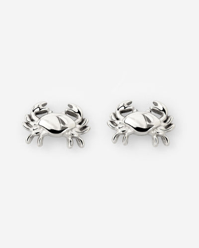 Crab Chaser Studs Silber