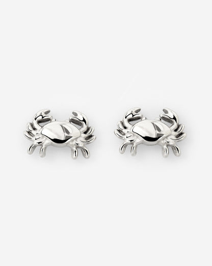 Crab Chaser Studs Silber
