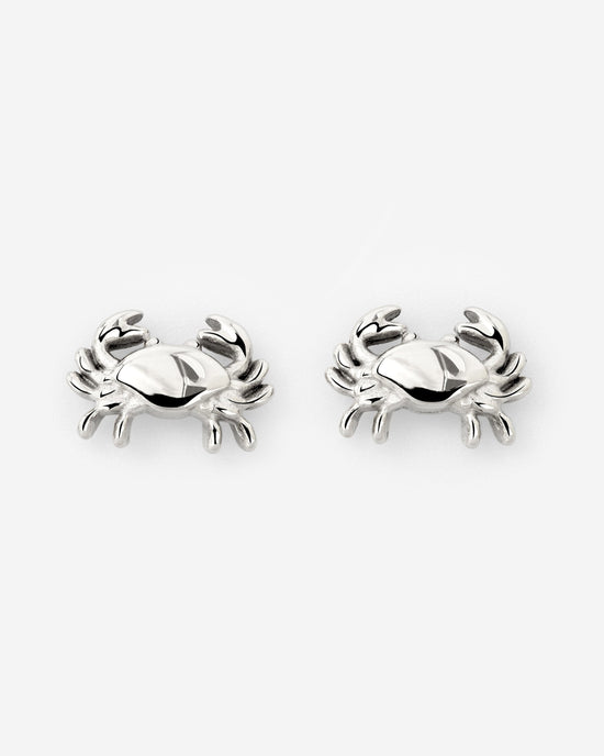 Crab Chaser Studs Silber