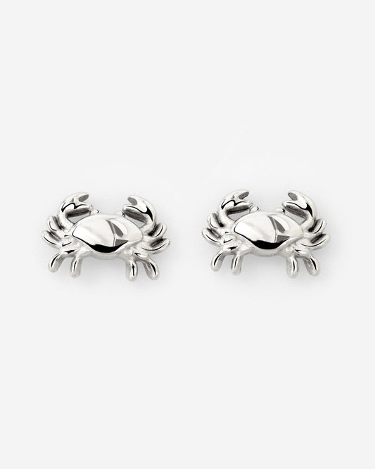 Crab Chaser Studs Silber