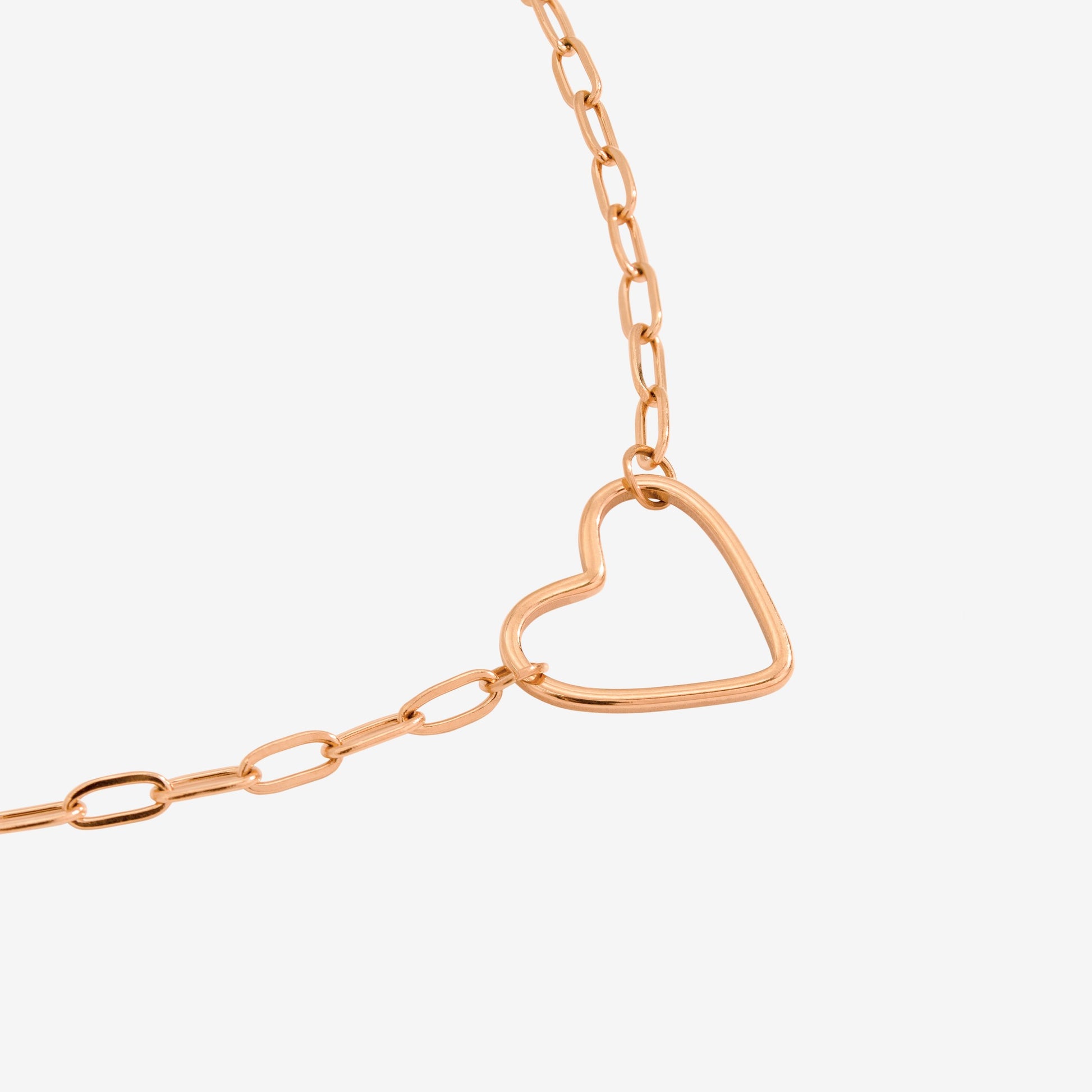 Loving Heart Necklace Roségold