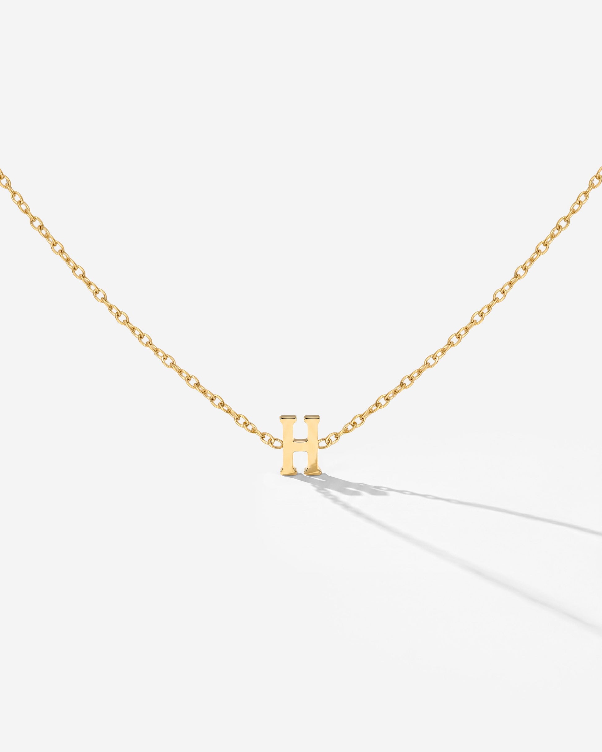 Tiny Letter Necklace