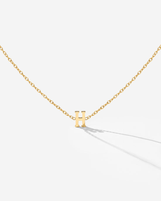 Tiny Letter Necklace