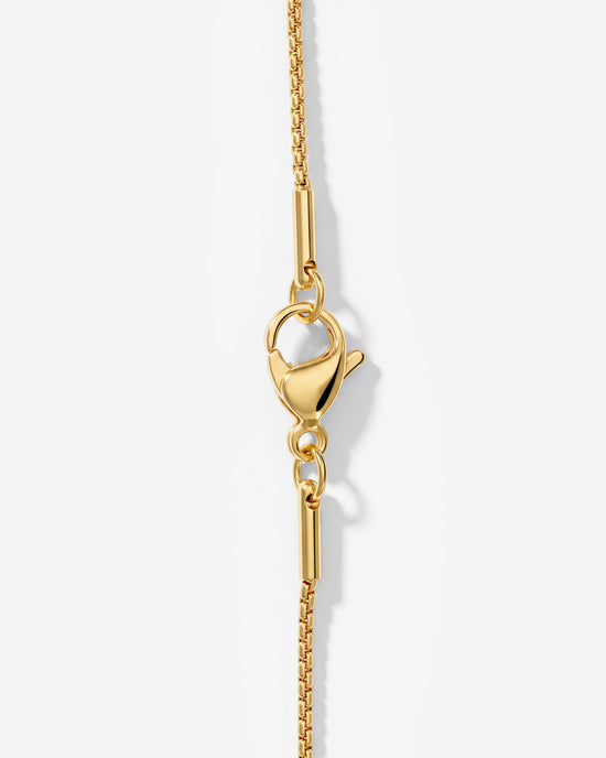 Round Box Chain Necklace