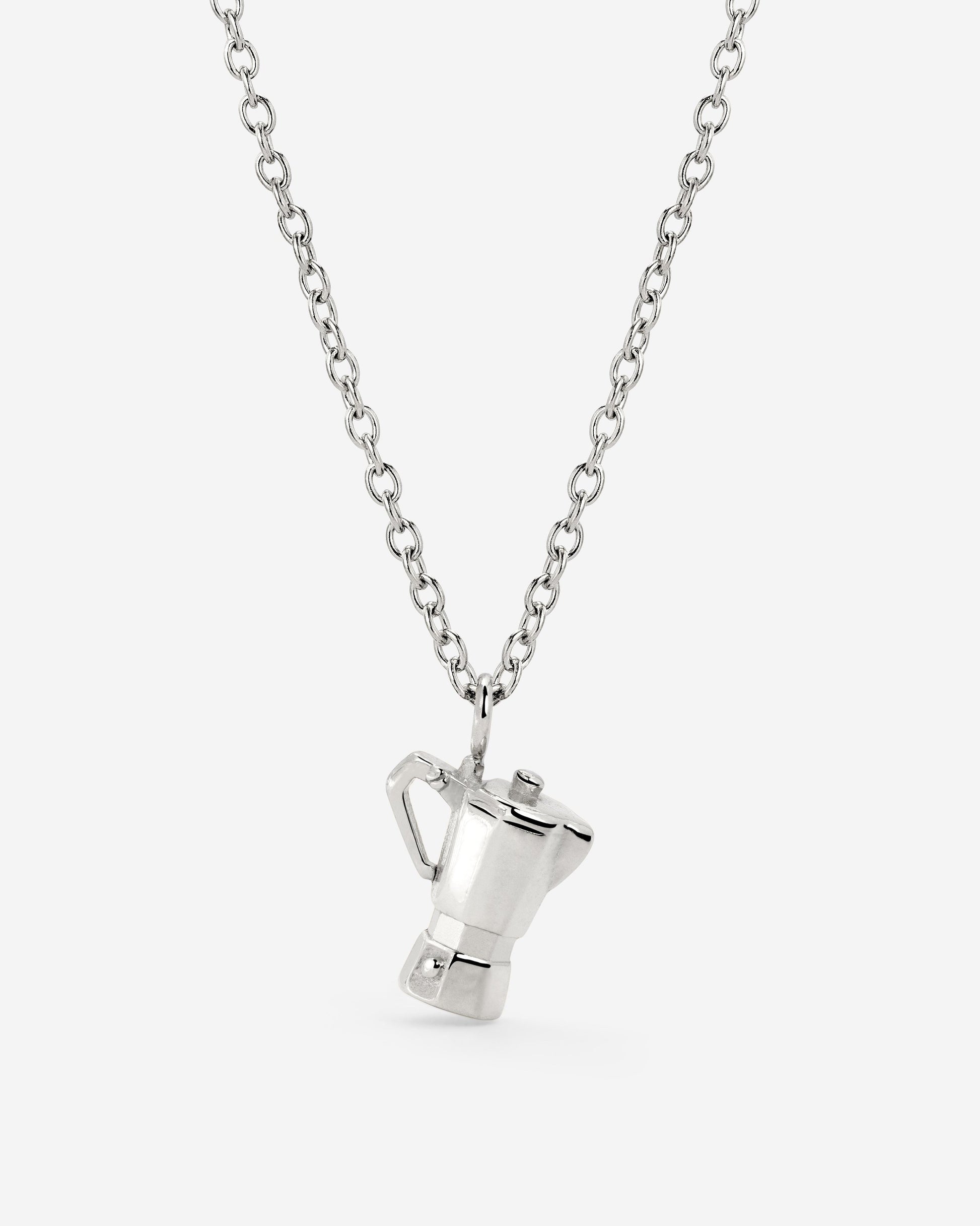 Coffee Lover Necklace Silber