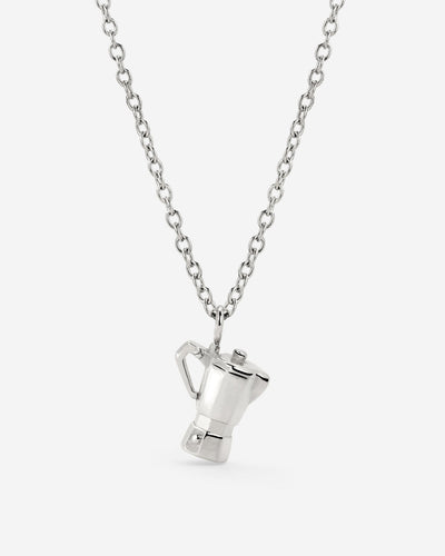 Coffee Lover Necklace Silber