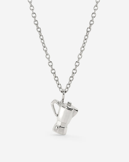 Coffee Lover Necklace Silber
