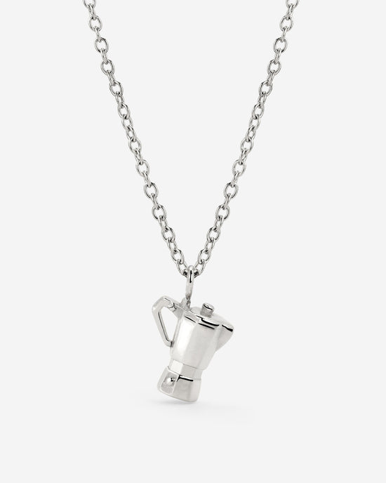 Coffee Lover Necklace Silber