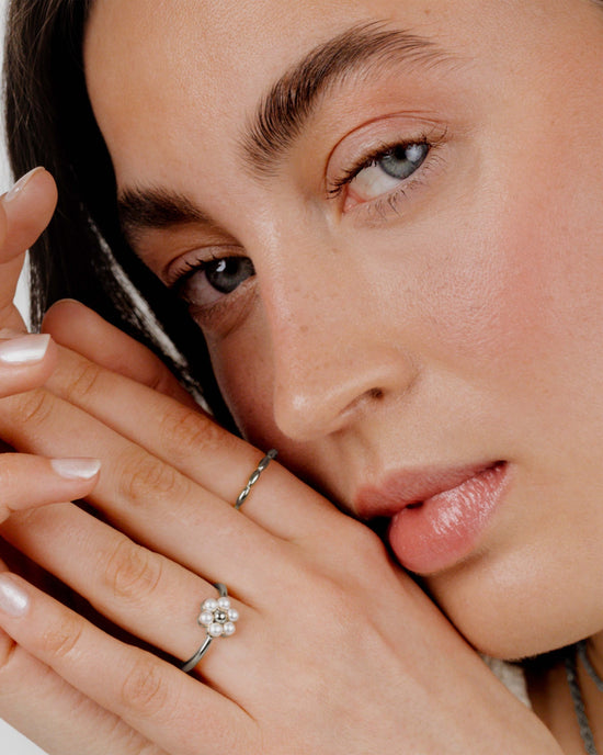 Daisy Ring Silber