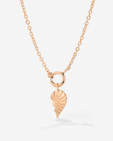 Twin Flame Right Classic Chain Necklace Set Roségold