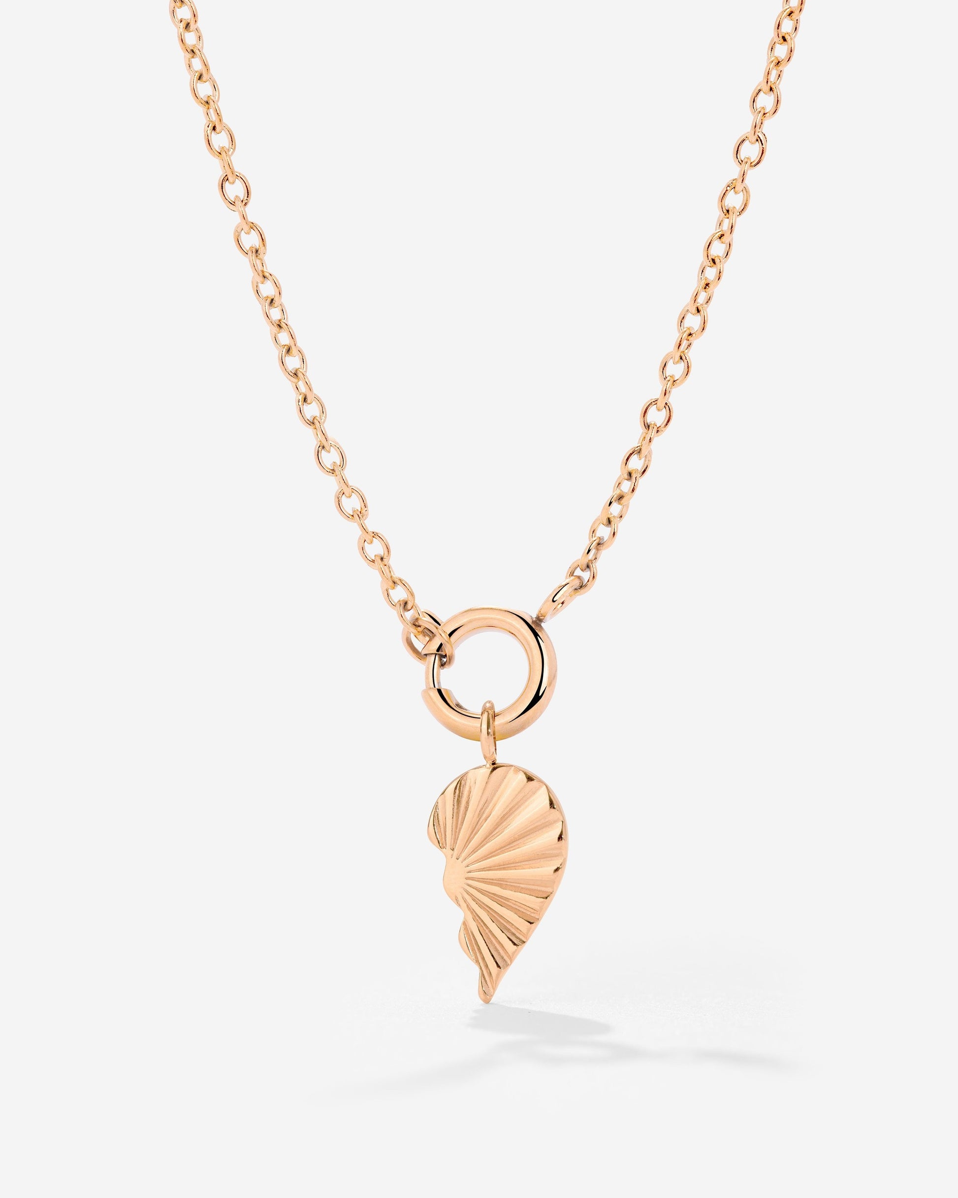 Twin Flame Right Classic Chain Necklace Set Roségold