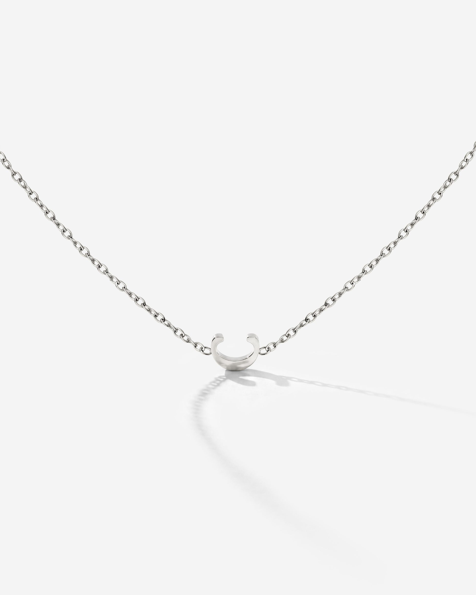 Tiny Letter Necklace