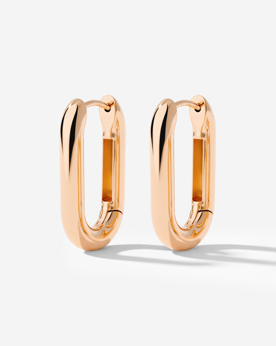 Chunky Oval Hoops Small