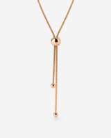 Simple Elegance Y-Necklace Roségold
