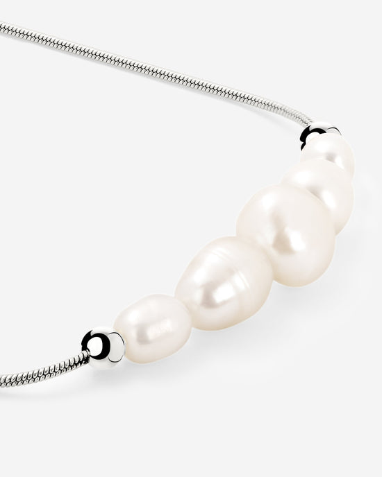 Pearlessence Choker Silber