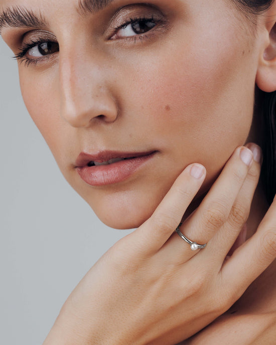 Dream Pearl Ring Silber