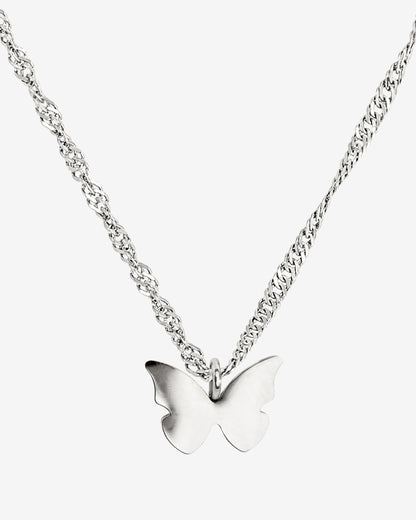 Flutterby Necklace Silber