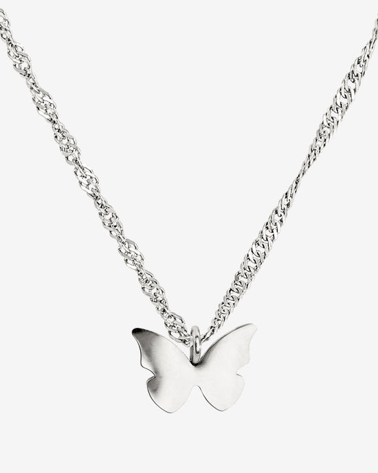 Flutterby Necklace Silber