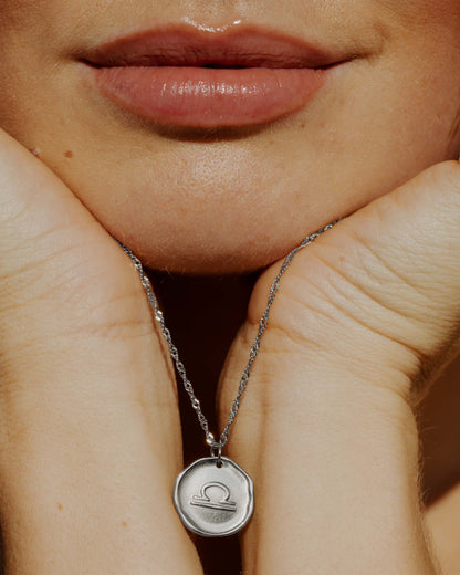 Zodiac Necklace – Libra / Waage Silber